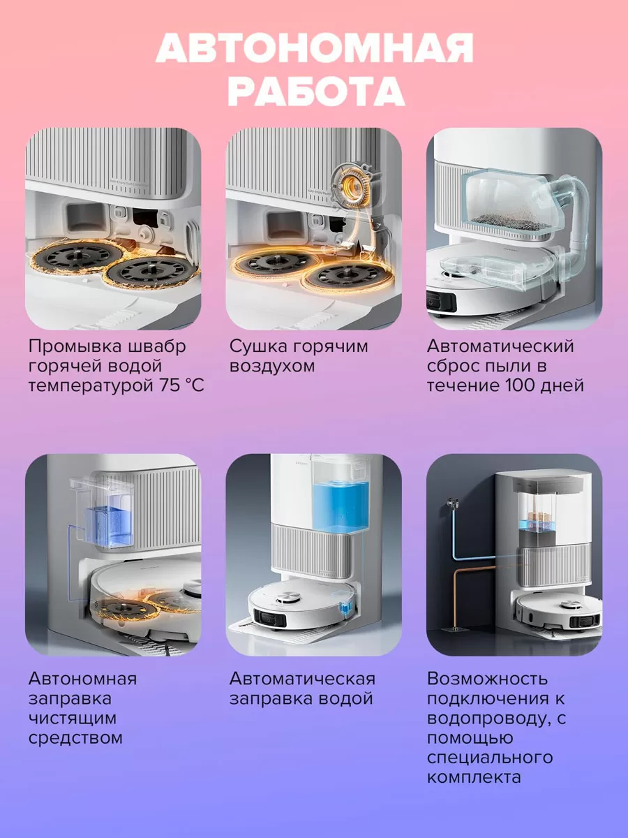 Dreame L40s Ultra | Робот-пылесос со станцией самоочистки