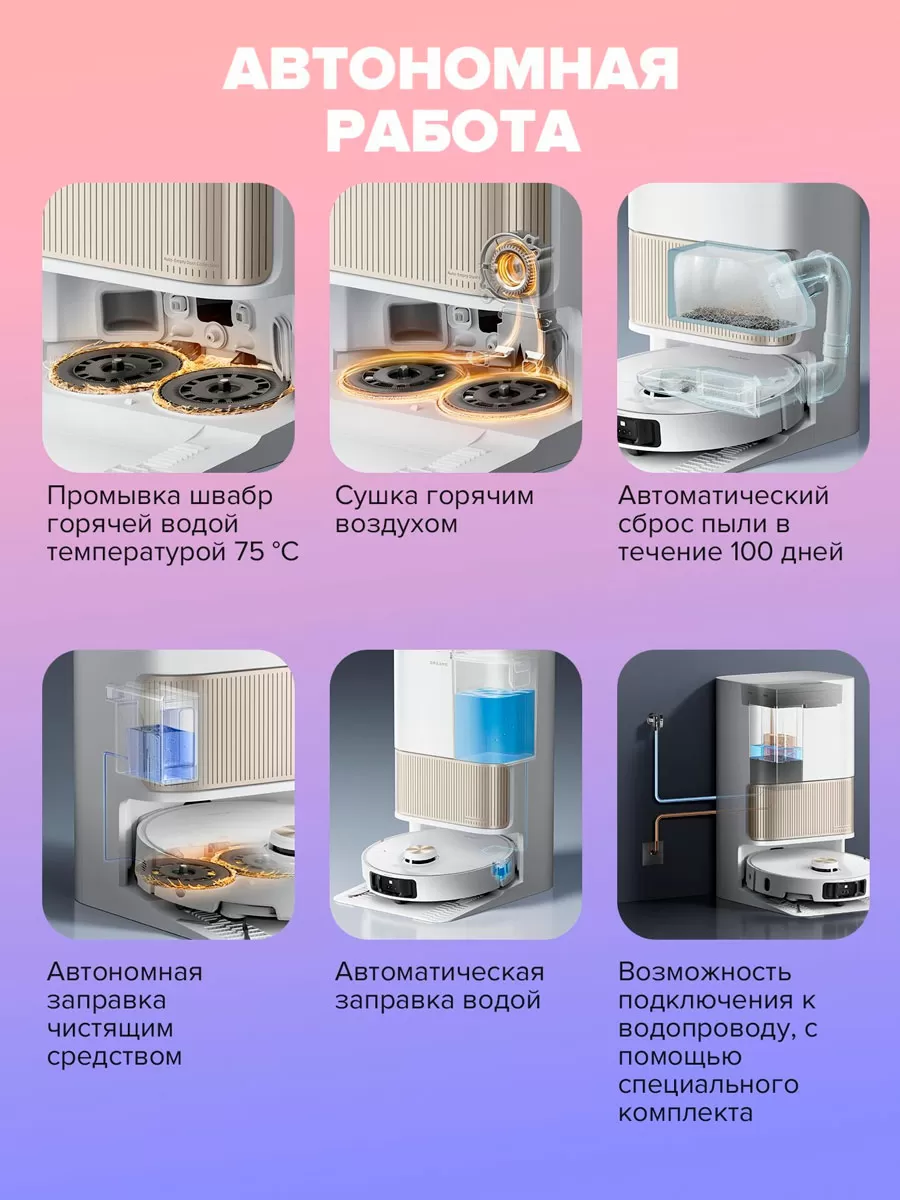 Dreame L40s Pro Ultra | Робот-пылесос со станцией самоочистки