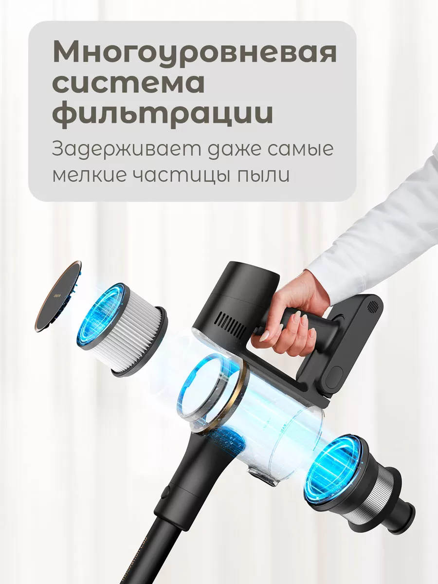 Беспроводной ручной пылесос Dreame R10 Pro Aqua